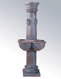 Thumbnail for Four SeasonsCast Stone Outdoor Garden Fountain With Spout Fountain Tuscan 