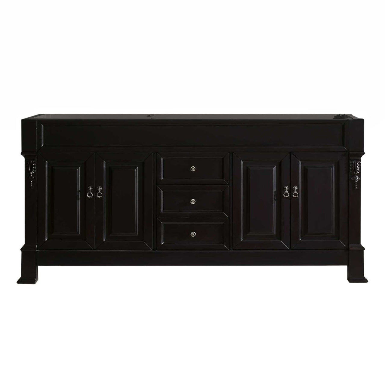 Virtu USA Huntshire 72" Cabinet Only in Dark Walnut Vanity Virtu USA 
