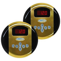 Thumbnail for SteamSpa Royal 6 KW QuickStart Acu-Steam Bath Generator Package in Polished Gold Steam Generators SteamSpa 