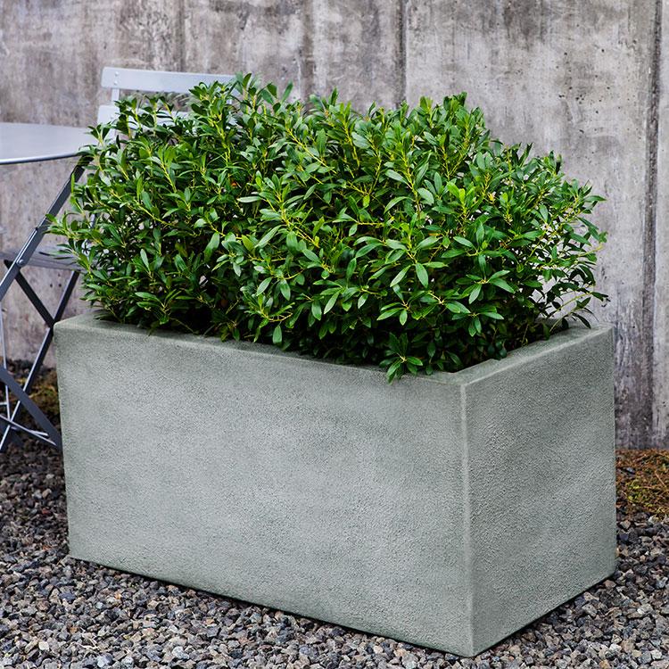 Campania International Metropolis Rectangle Planter Urn/Planter Campania International 