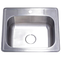 Thumbnail for Gourmetier GKTS252281 Drop-in Single Bowl Kitchen Sink Kitchen Sink Kingston Brass Default Title 