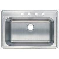 Thumbnail for Gourmetier GKTS332290 Drop-in Single Bowl Kitchen Sink Kitchen Sink Kingston Brass Default Title 