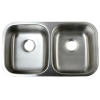 Thumbnail for Gourmetier GKUD3118 Undermount Double Bowl Kitchen Sink Kitchen Sink Kingston Brass Default Title 
