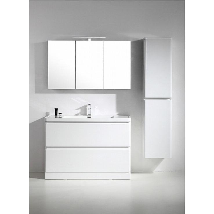 Eviva Glazzy® 48" Floor Mount Modern Vanity with Single Sink (High Glossy White) Vanity Eviva 