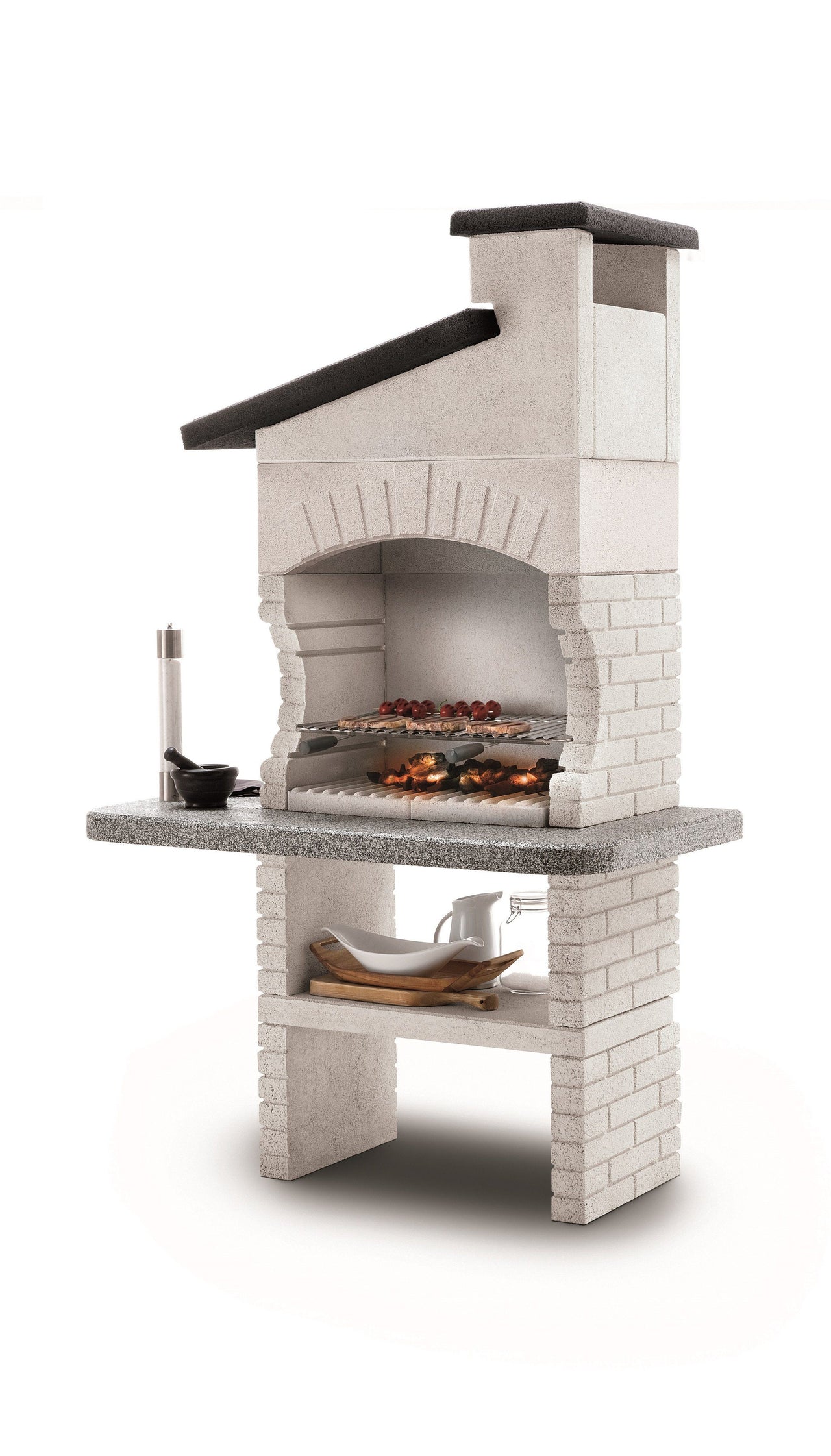 Palazzetti GUANACO 2 Barbecue Outdoor Cooking Grill By Paini Pizza Ovens Paini 