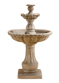 Thumbnail for Gaetana Two Tier Outdoor Cast Stone Garden Fountain Fountain Tuscan 
