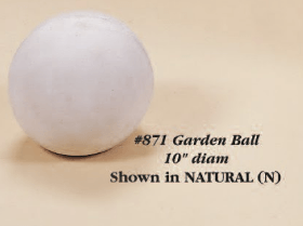 Garden Ball Cast Stone Outdoor Garden Planter Planter Tuscan 