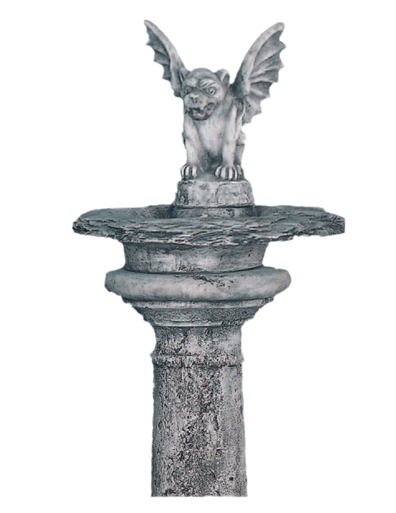 Gargoyle Cast Stone Outdoor Garden Fountains With Spout Fountain Tuscan 