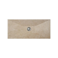 Thumbnail for Cantrio Travertine Rectangle Vessel Bathroom Sink Stone Series Cantrio 