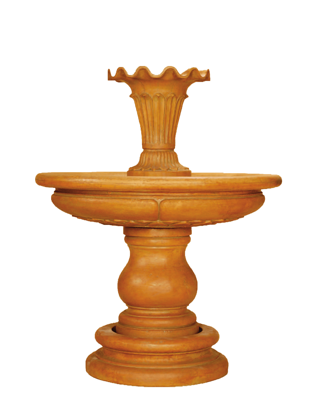 Lily Cast Stone Outdoor Fountain Fountain Tuscan 