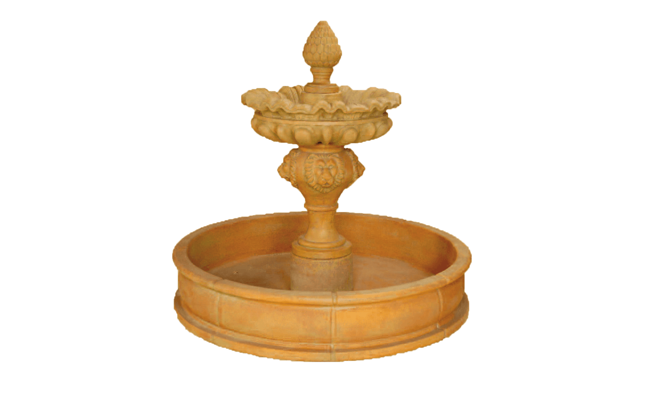 Laguna Pond Cast Stone Outdoor Fountain Fountain Tuscan 