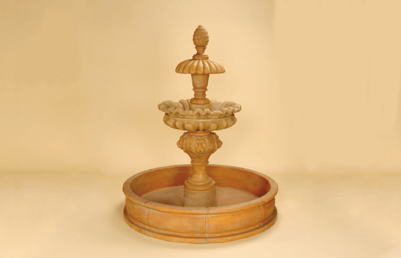 Mestre Pond Cast Stone Outdoor Fountain Fountain Tuscan 