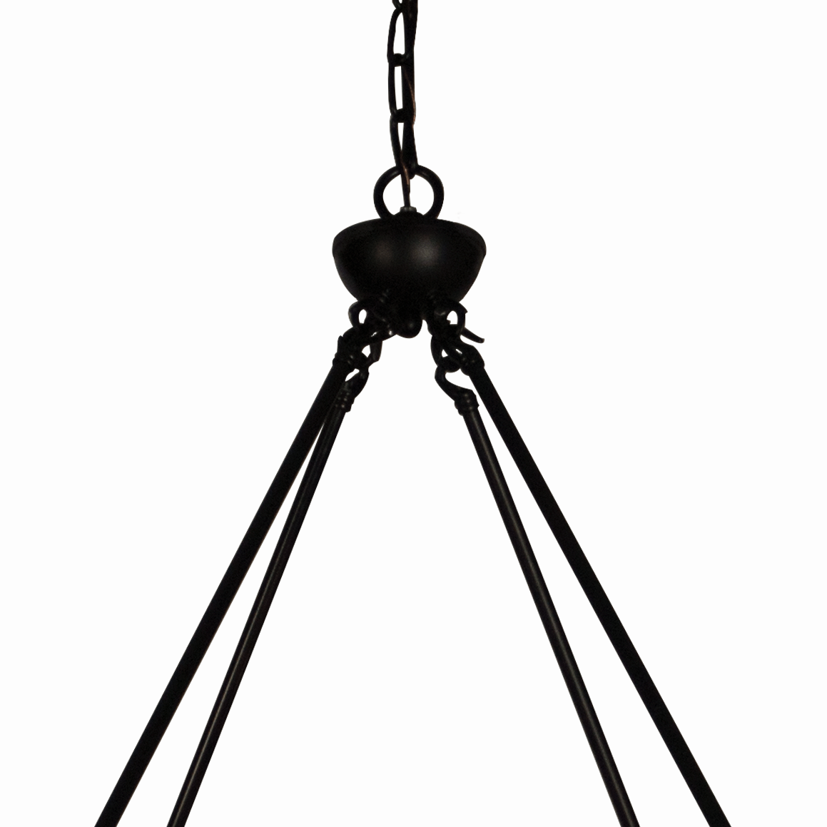 Cahua 8 Light Drum Chandelier (16” Wide) Steel Frame with Wooden Pattern | Dining Room, Foyer, Entryway or Living Room Decor Chandeliers Canyon Home 