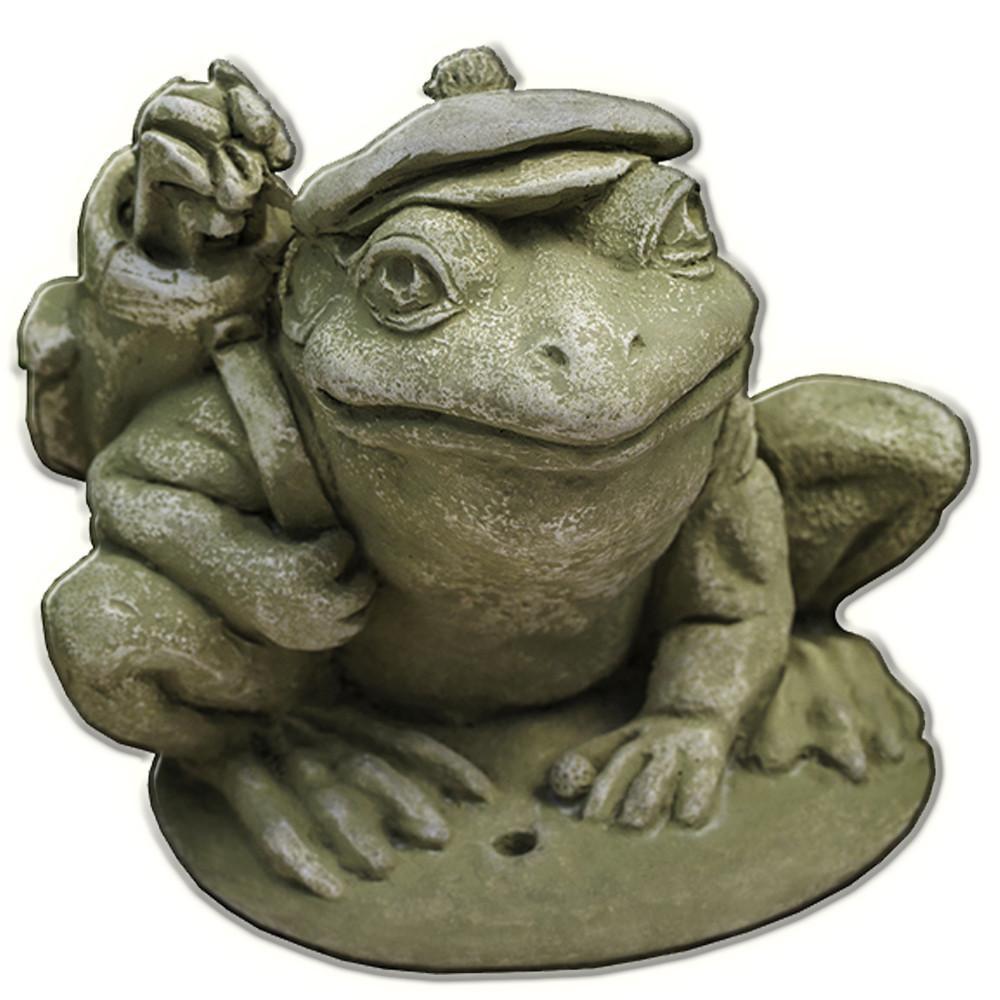 Campania International Cast Stone Golfer Frog Statuary Campania International 