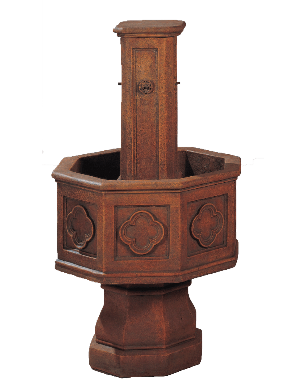 Gothica Cast Stone Outdoor Garden Fountains With Spout Fountain Tuscan 
