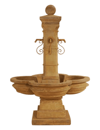 Thumbnail for Grand Avignon Courtyard Outdoor Cast Stone Garden Fountain For Spouts Fountain Tuscan 