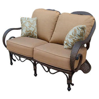Thumbnail for Grand Bonaire Weave Outdoor Loveseat Outdoor Furniture Tuscan 