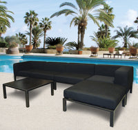 Thumbnail for Grand Luxe Aluminum Outdoor 6 Piece Set Outdoor Furniture Tuscan 