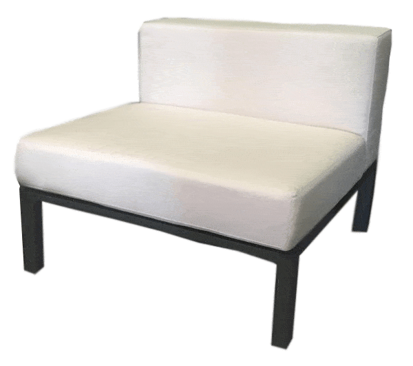 Grand Luxe Oasis Armless Chair Outdoor Furniture Tuscan 