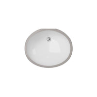 Thumbnail for Cantrio Vitreous China undermount oval sink Ceramic Series Cantrio 