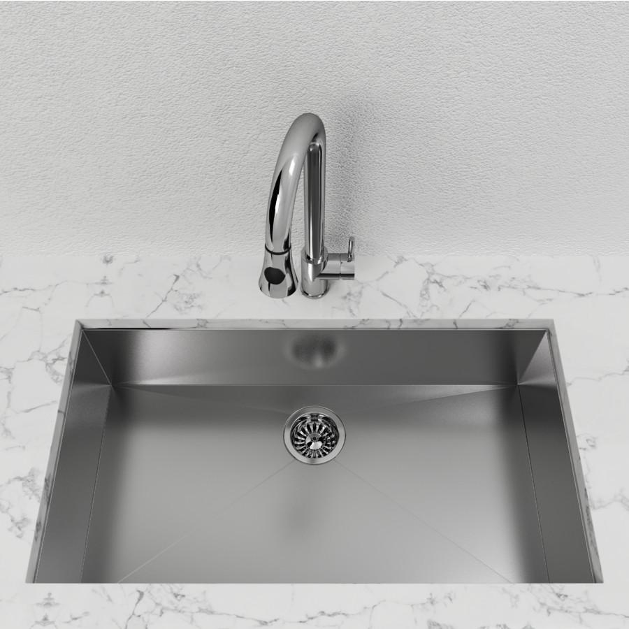 Cantrio Single Bowl 32" Stainless Steel undermount Kitchen sink Kitchen Steel Series Cantrio 