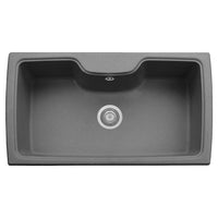 Thumbnail for Latoscana HR0860 Harmony Single Basin Drop-In Kitchen Sink Kitchen Sinks Latoscana Titanium 