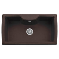 Thumbnail for Latoscana HR0860 Harmony Single Basin Drop-In Kitchen Sink Kitchen Sinks Latoscana Brown 