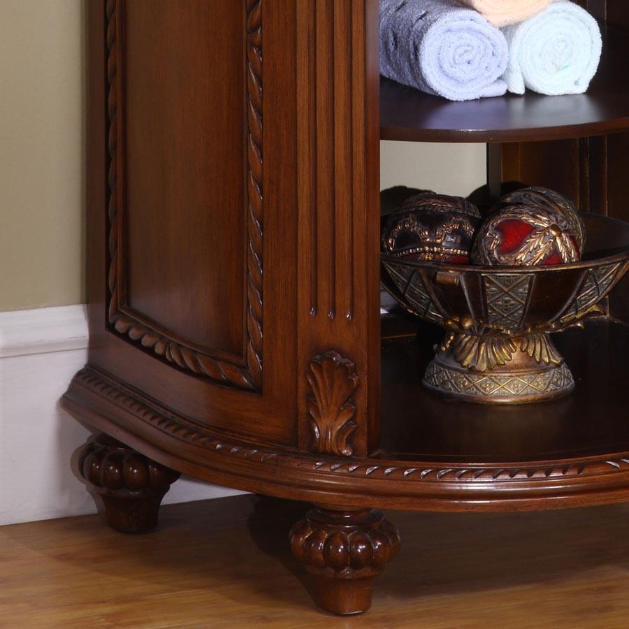 Silkroad 24" Traditional Single Sink Bathroom Vanity Vanity Silkroad Exclusive 