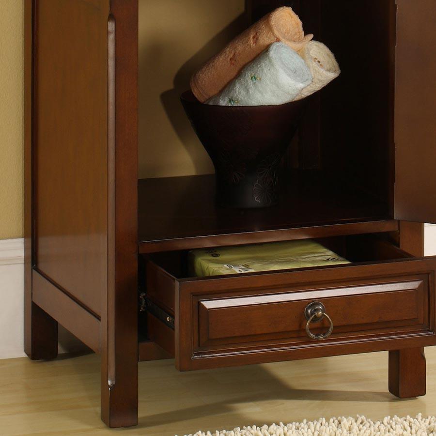 Silkroad 22" Transitional Single Sink Bathroom Vanity Vanity Silkroad Exclusive 