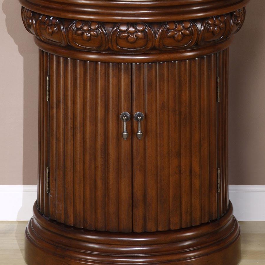 Silkroad 24" Transitional Single Sink Bathroom Vanity Vanity Silkroad Exclusive 