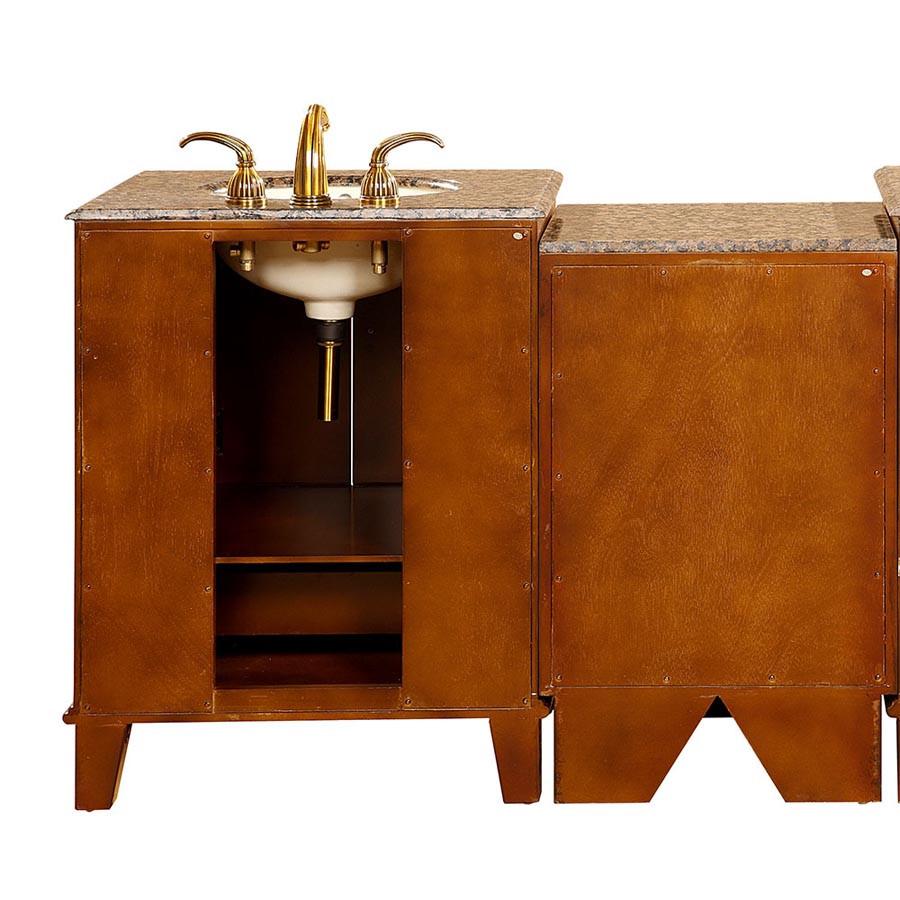 Silkroad 48.5" Transitional Single Sink Bathroom Vanity Vanity Silkroad Exclusive 