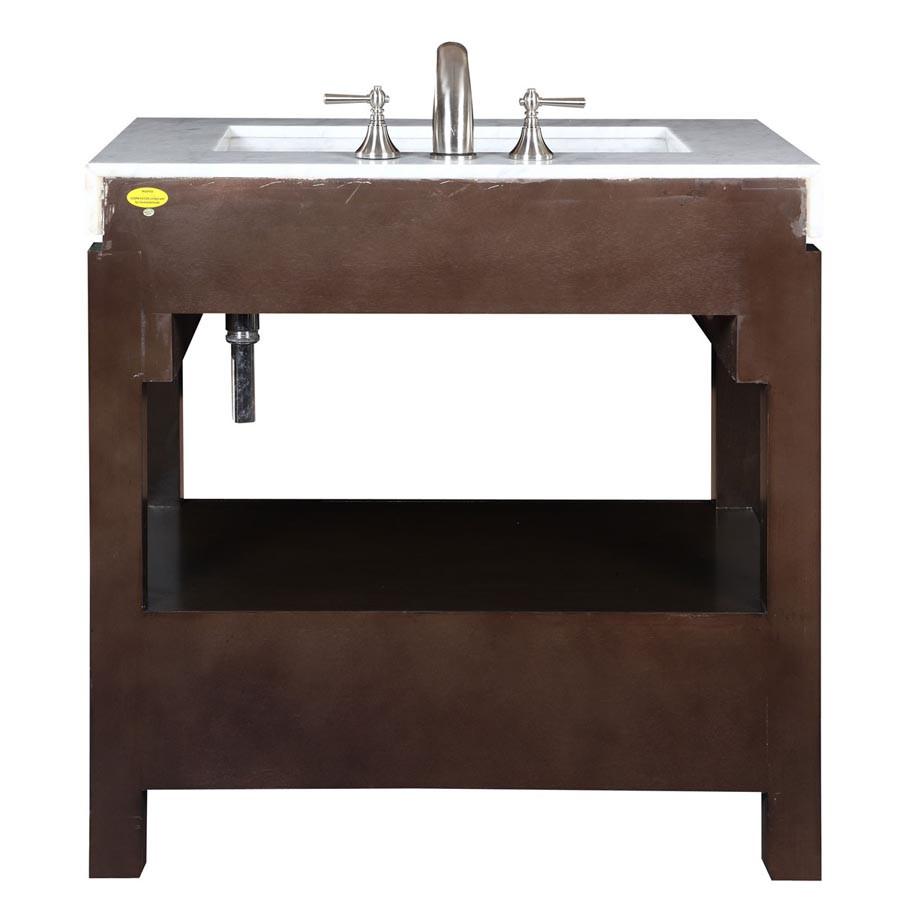 Silkroad 36" Modern Single Sink Bathroom Vanity Vanity Silkroad Exclusive 