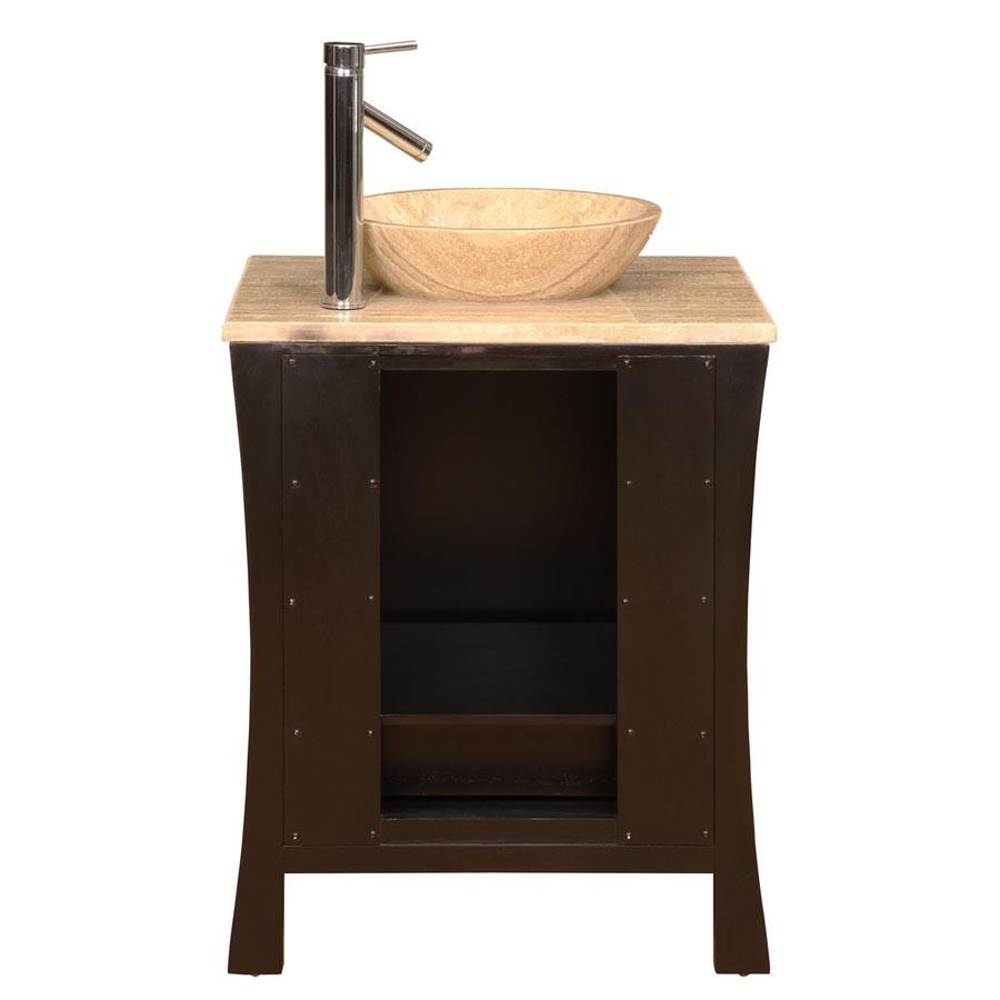 Silkroad 26" Modern Single Sink Bathroom Vanity Vanity Silkroad Exclusive 