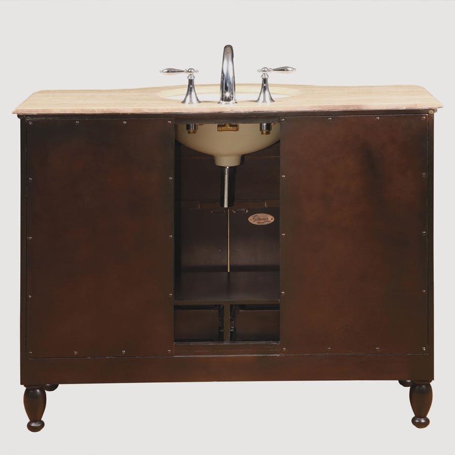 Silkroad 45" Modern Single Sink Bathroom Vanity Vanity Silkroad Exclusive 