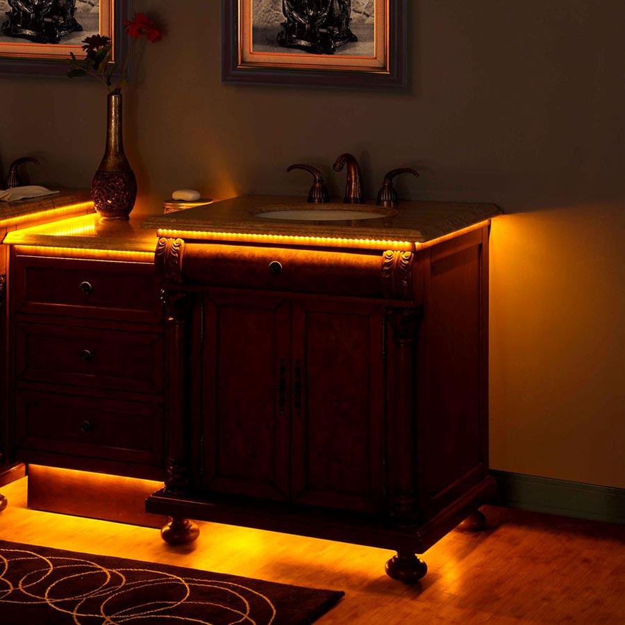 Silkroad 53" Transitional Single Sink Bathroom Vanity Vanity Silkroad Exclusive 