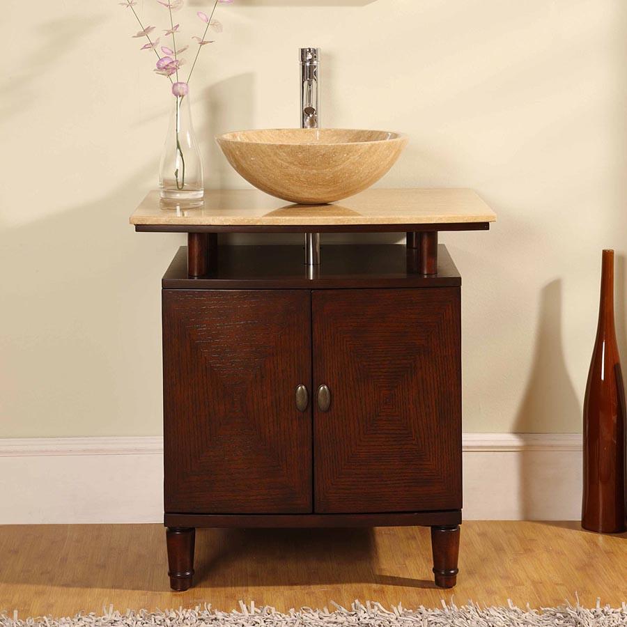 Silkroad 29" Modern Single Sink Bathroom Vanity Vanity Silkroad Exclusive 