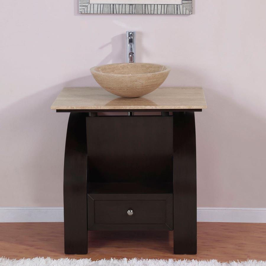 Silkroad 30" Modern Single Sink Bathroom Vanity Vanity Silkroad Exclusive 