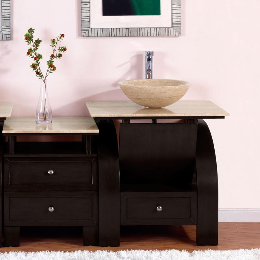Silkroad 49" Modern Single Sink Bathroom Vanity Vanity Silkroad Exclusive 