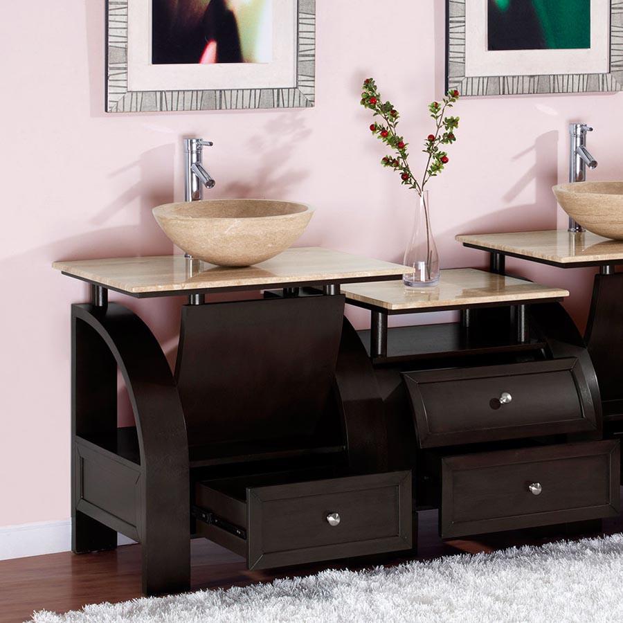 Silkroad 49" Modern Single Sink Bathroom Vanity Vanity Silkroad Exclusive 