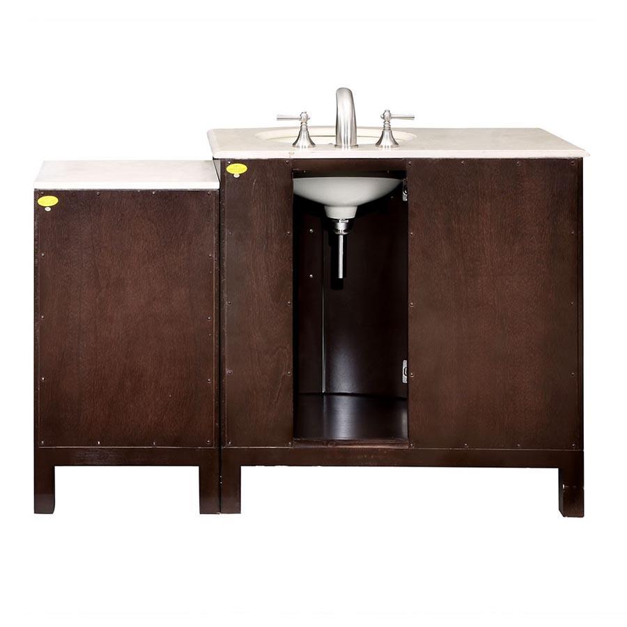 Silkroad 53.5" Modern Single Sink Bathroom Vanity Vanity Silkroad Exclusive 