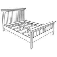 Thumbnail for NovaSolo Halifax BQU001 Bed Queen-Size Bed Queen-Size NovaSolo 