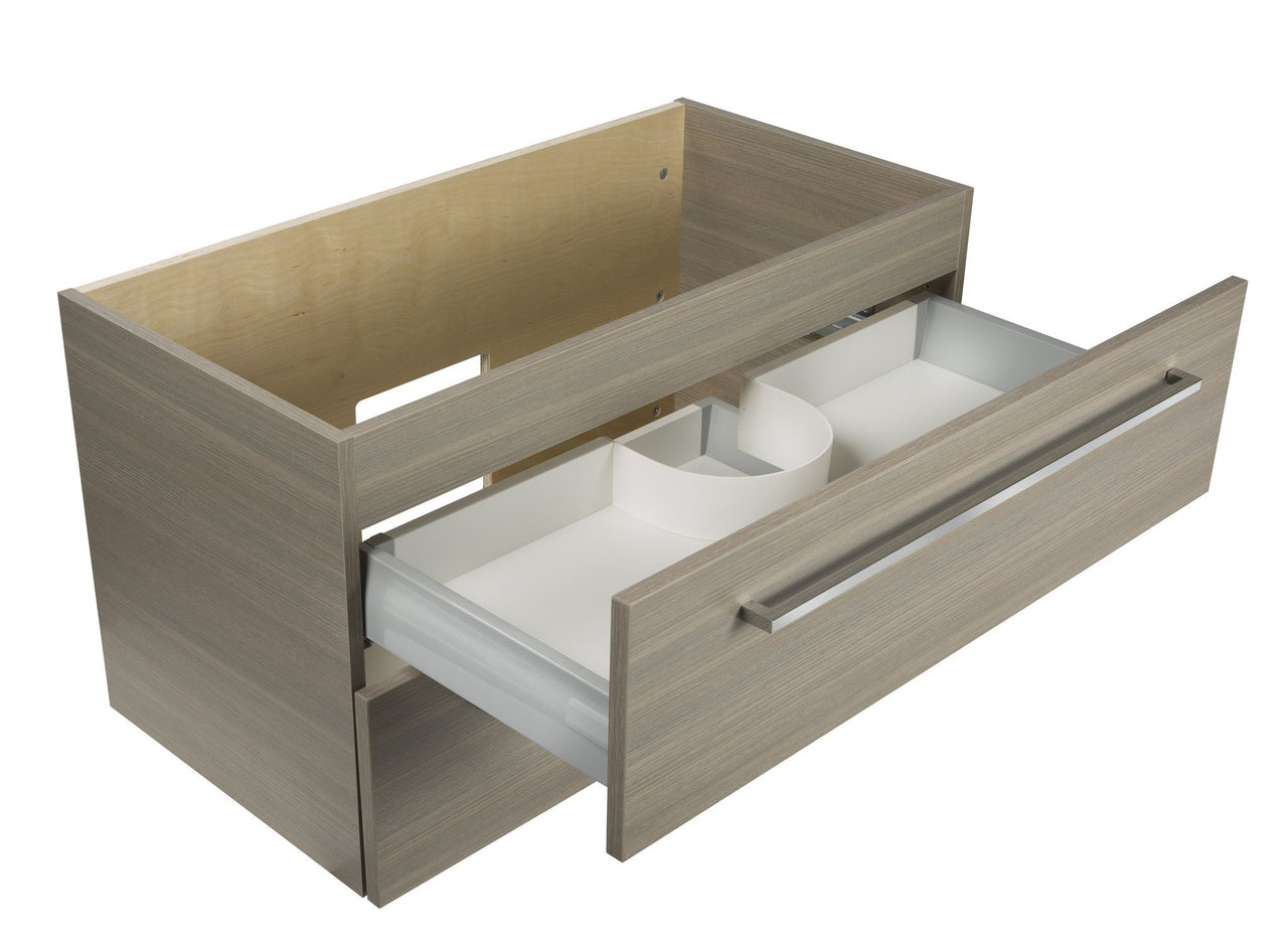 Aria 30'' Modern Wall Hung Vanity 2 Drawers With Top by Cutler Vanity Cutler Kitchen & Bath 