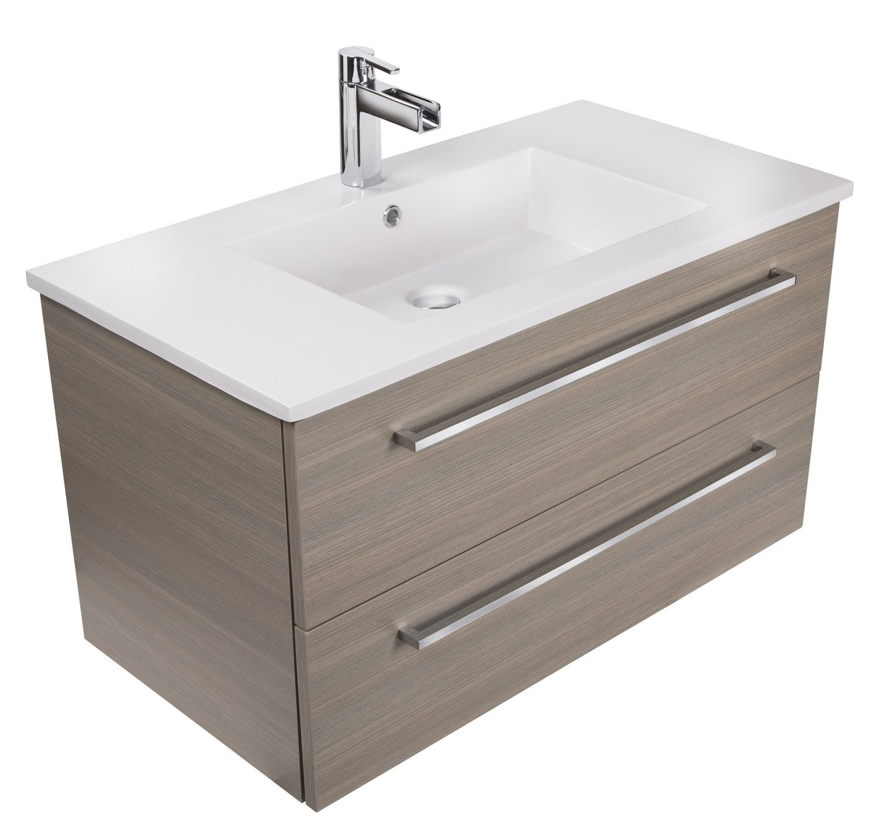 Aria 36'' Modern Wall Hung Vanity 2 Drawers With Top by Cutler Vanity Cutler Kitchen & Bath 