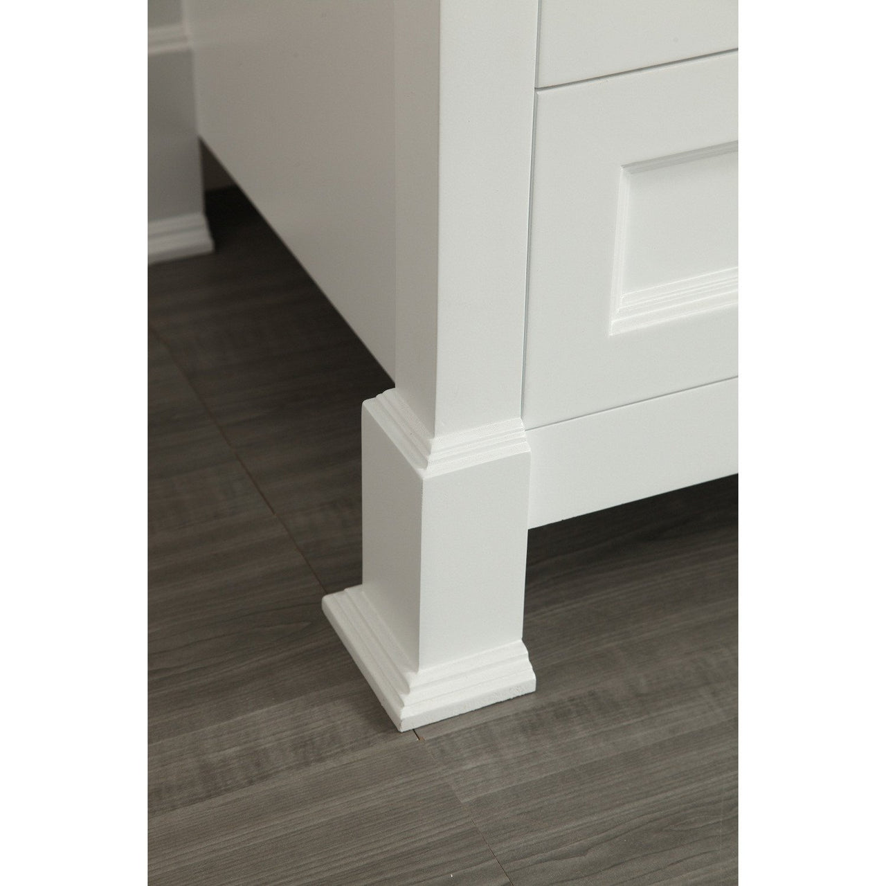 Eviva Tim 48" White Vanity with White Carrera Counter-top & Porcelain Sink Vanity Eviva 