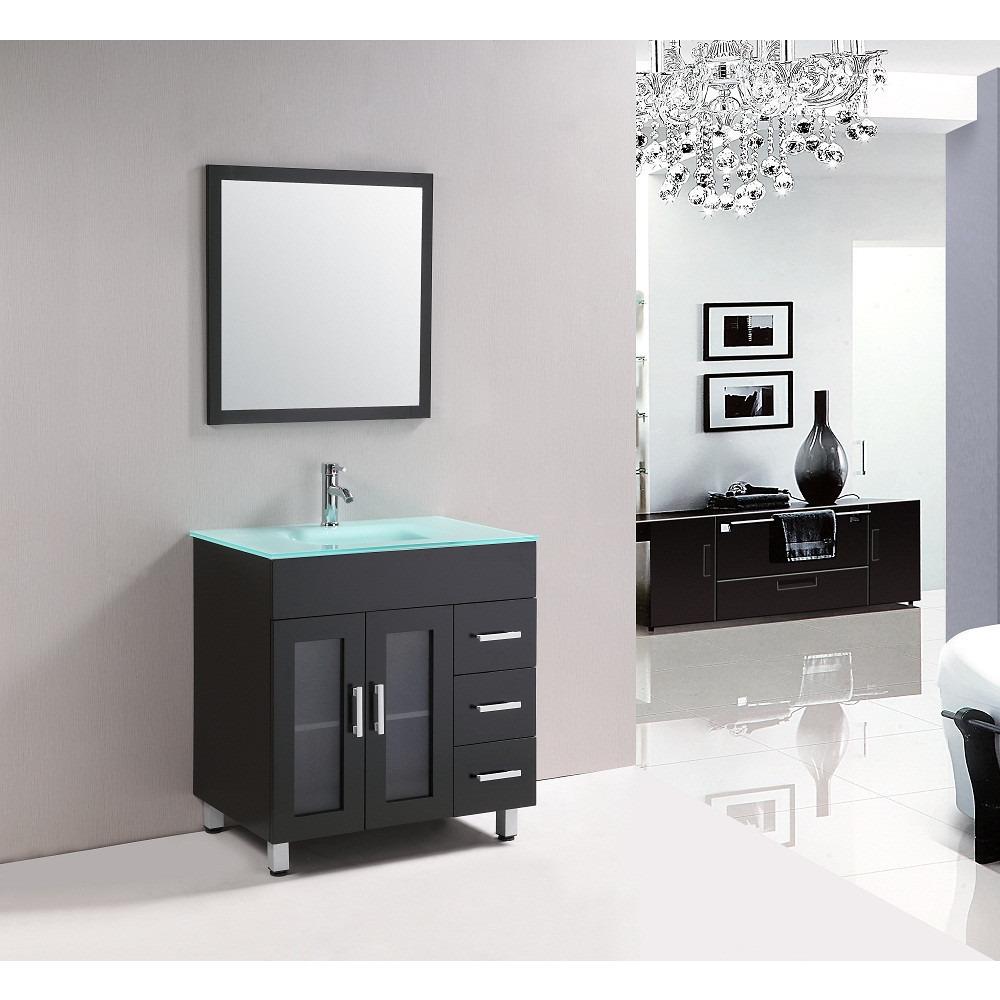 Eviva Shore 30" Modern Bathroom Vanity with Integrate Glass Sink Vanity Eviva 