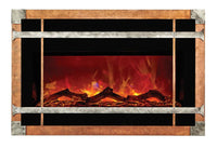 Thumbnail for Amantii Mission style steel overlay only for INSERT-30-4026 Electric Fireplace Amantii 