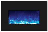 Thumbnail for Amantii Optional white glass surround for INSERT-30-4026-BG Electric Fireplace Amantii 