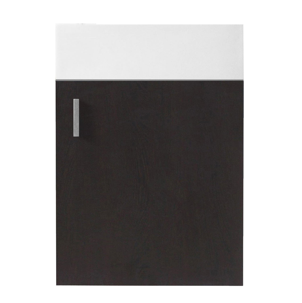 Virtu USA Carino 16" Single Square Sink Wenge Top Vanity in Wenge Vanity Virtu USA 