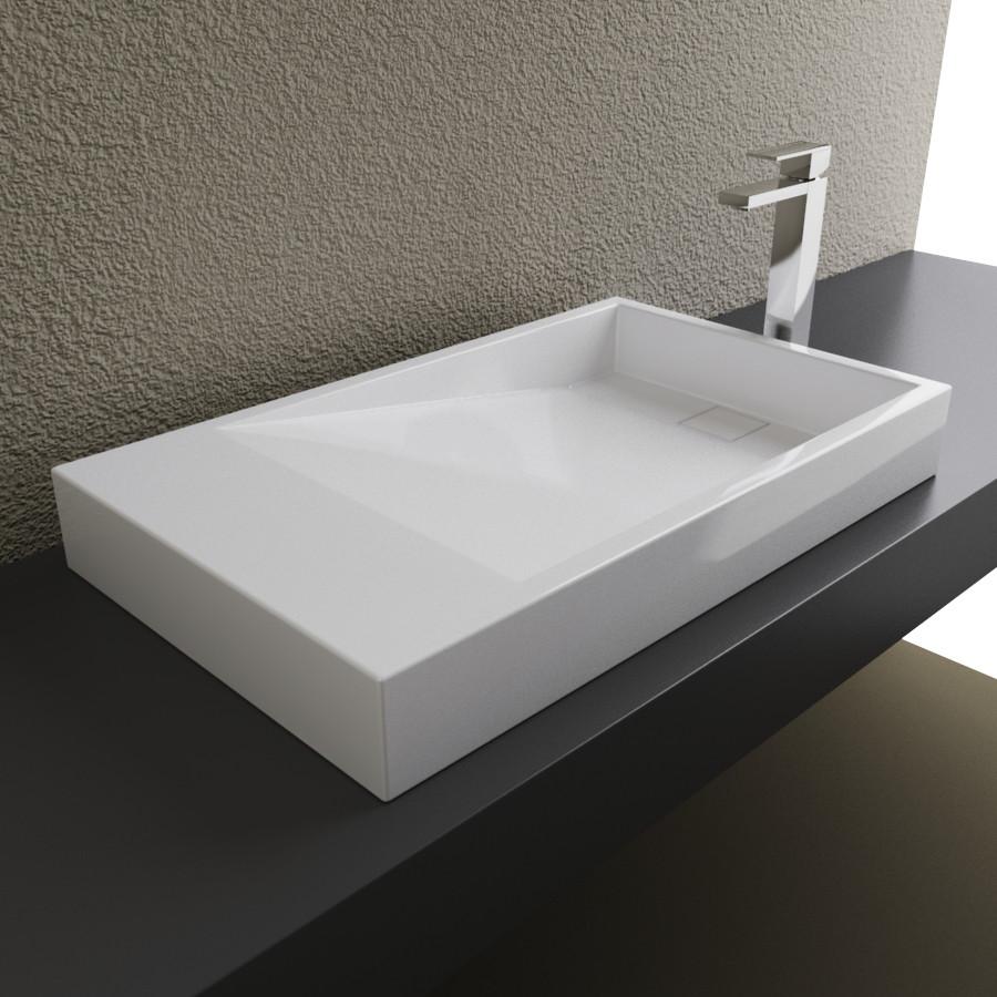 Cantrio Solid Surface above counter sink Solid Surface Series Cantrio 