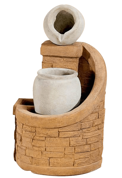 Jug Outdoor Cast Stone Garden Fountain Fountain Tuscan 